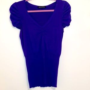 Short sleeve sweater shirt